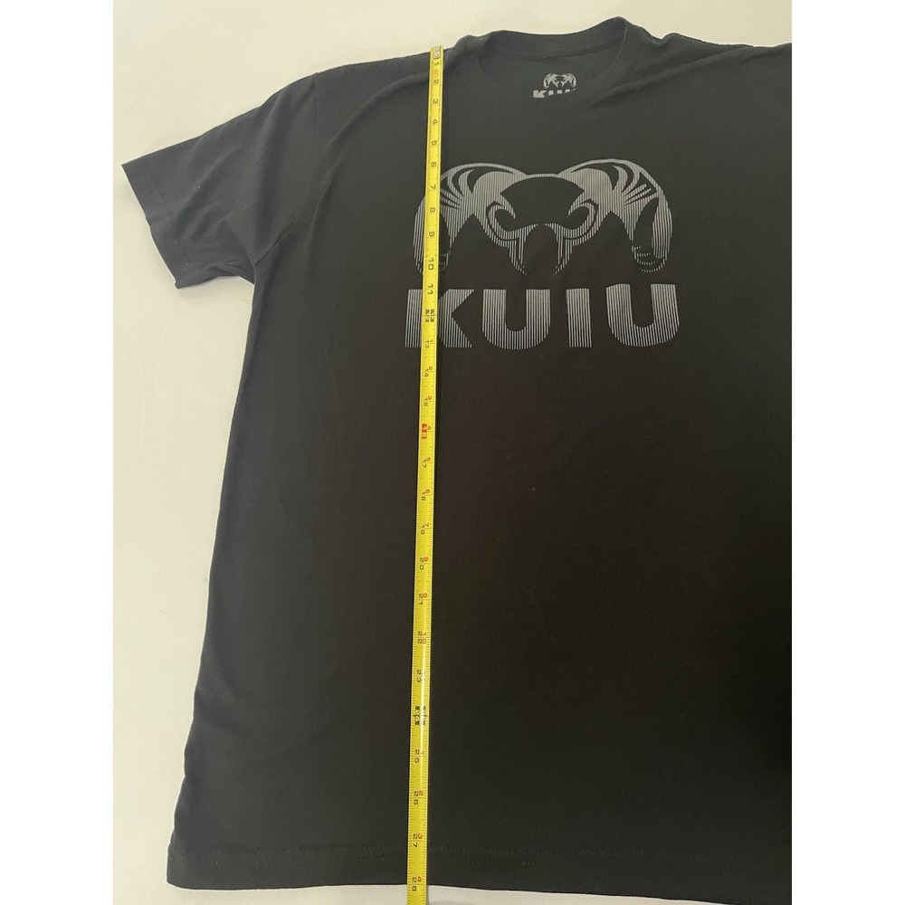 KUIU Shirt Men Large Black Short Lightweight Sleeve Ram Graphic Casual Tee - Picture 3 of 4